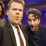 Neve Campbell Instagram - Had a blast on The Late Late Show today. James Jay and Mark were fab to hang with. #latelateshow