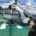 Neve Campbell Instagram – Went up in a helicopter over beautiful Hong Kong yesterday with @goodmorningamerica Isn’t this how everyone enters a helicopter? Exciting times!!! #HongKong