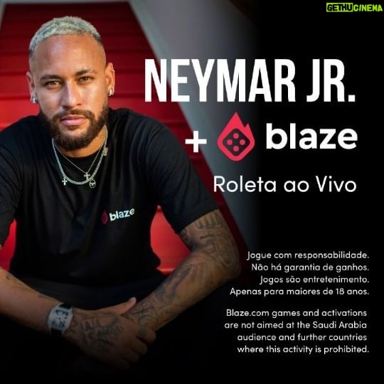 Neymar Jr Instagram - Jogando com @neymarjr ! 🎰✨ 🏆🔥 ⚠️ Jogue com responsabilidade, não há garantia de ganhos. Apenas para maiores de 18 anos. 🔞