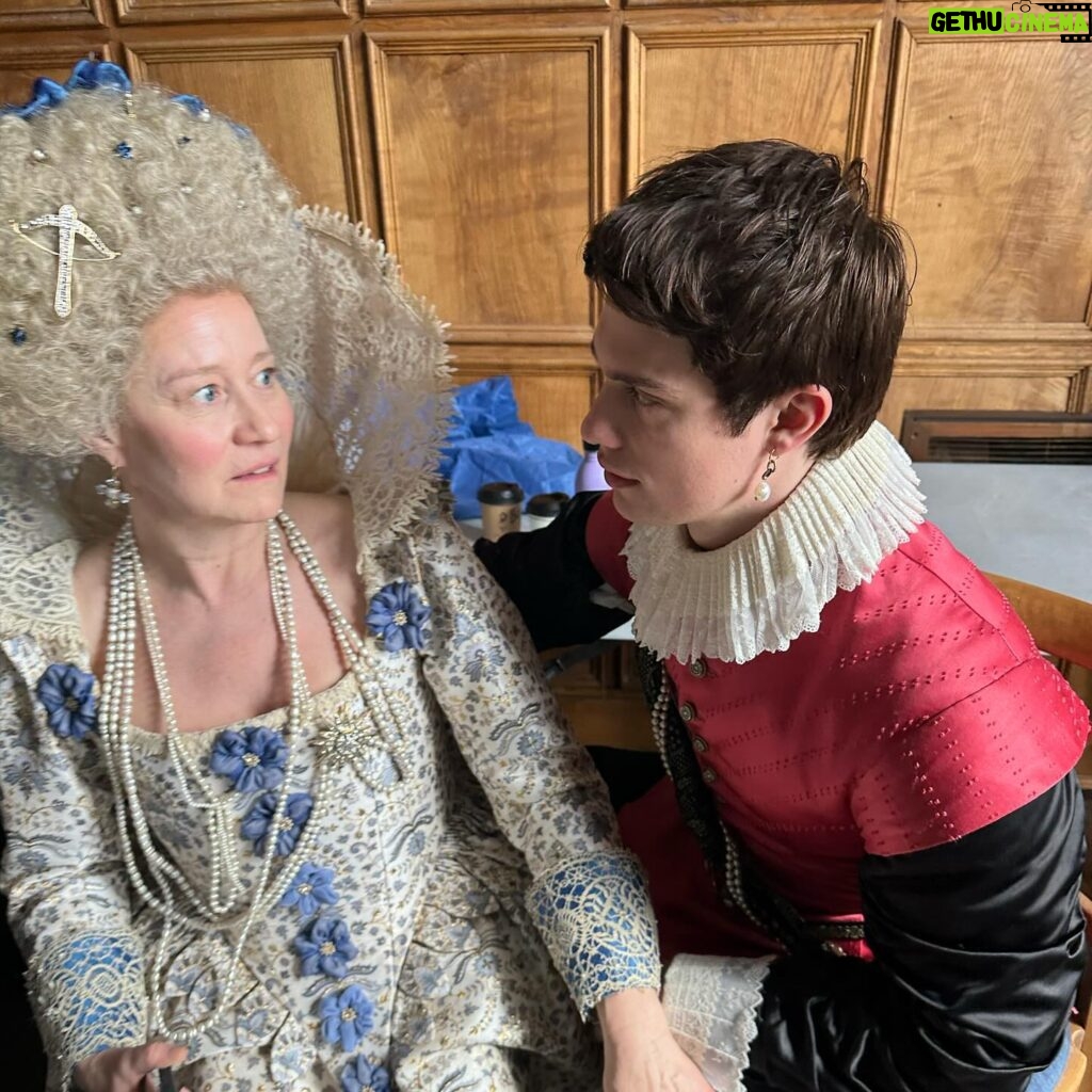 Nicholas Galitzine Instagram - Mary & George is out in the US today so here’s some photos of me and my mates saying silly things in silly costumes @starz