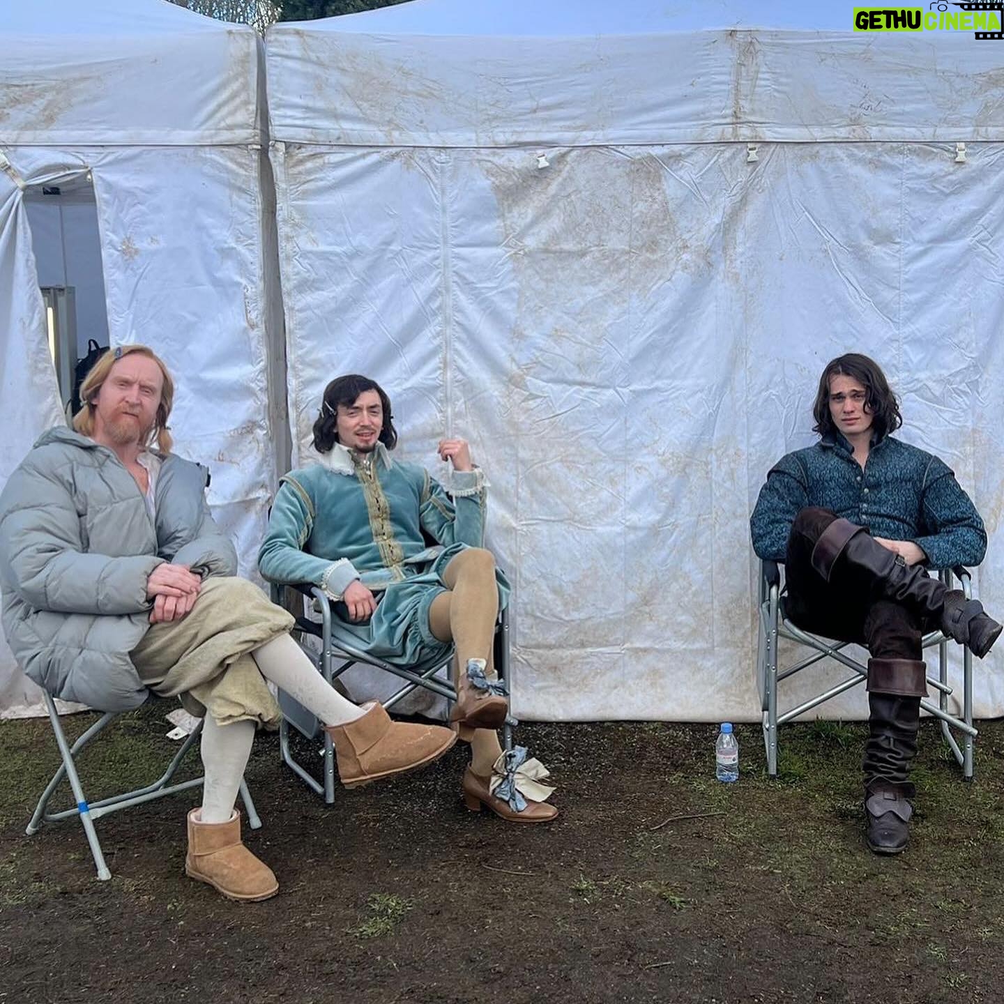 Nicholas Galitzine Instagram - Mary & George is out in the US today so here’s some photos of me and my mates saying silly things in silly costumes @starz
