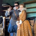 Nicholas Galitzine Instagram - Mary & George is out in the US today so here’s some photos of me and my mates saying silly things in silly costumes @starz