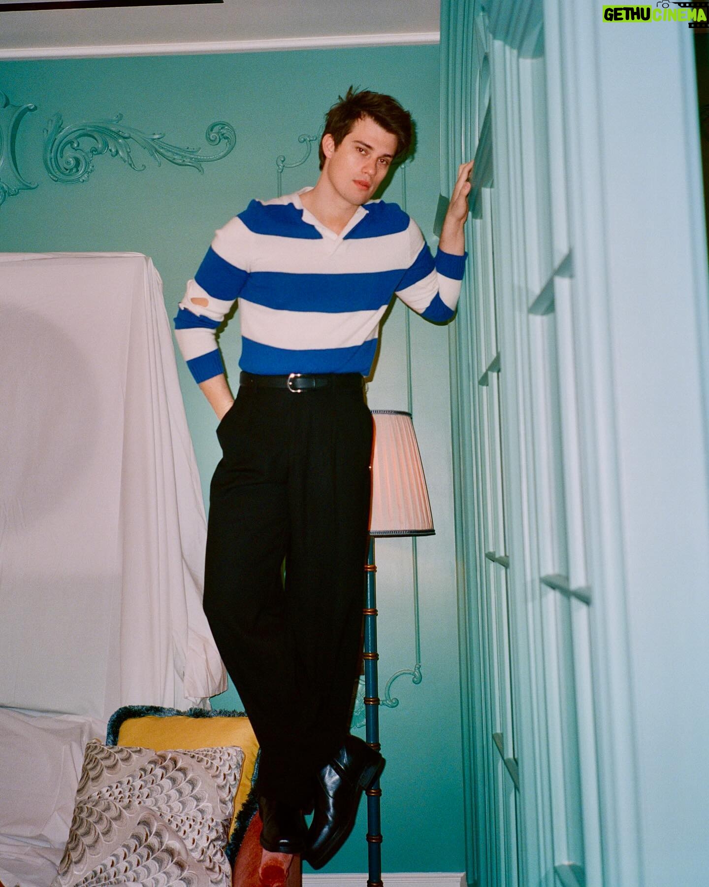 Nicholas Galitzine Instagram - My piece with the @nytimes is out now - thanks Alexis Soloski for coming in a lil NY walk and talk with me and @luisa_opalesky for the shoot