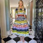 Nicky Hilton Instagram - Wearing my love for flowers one dress at a time. 🪻🌼🌷