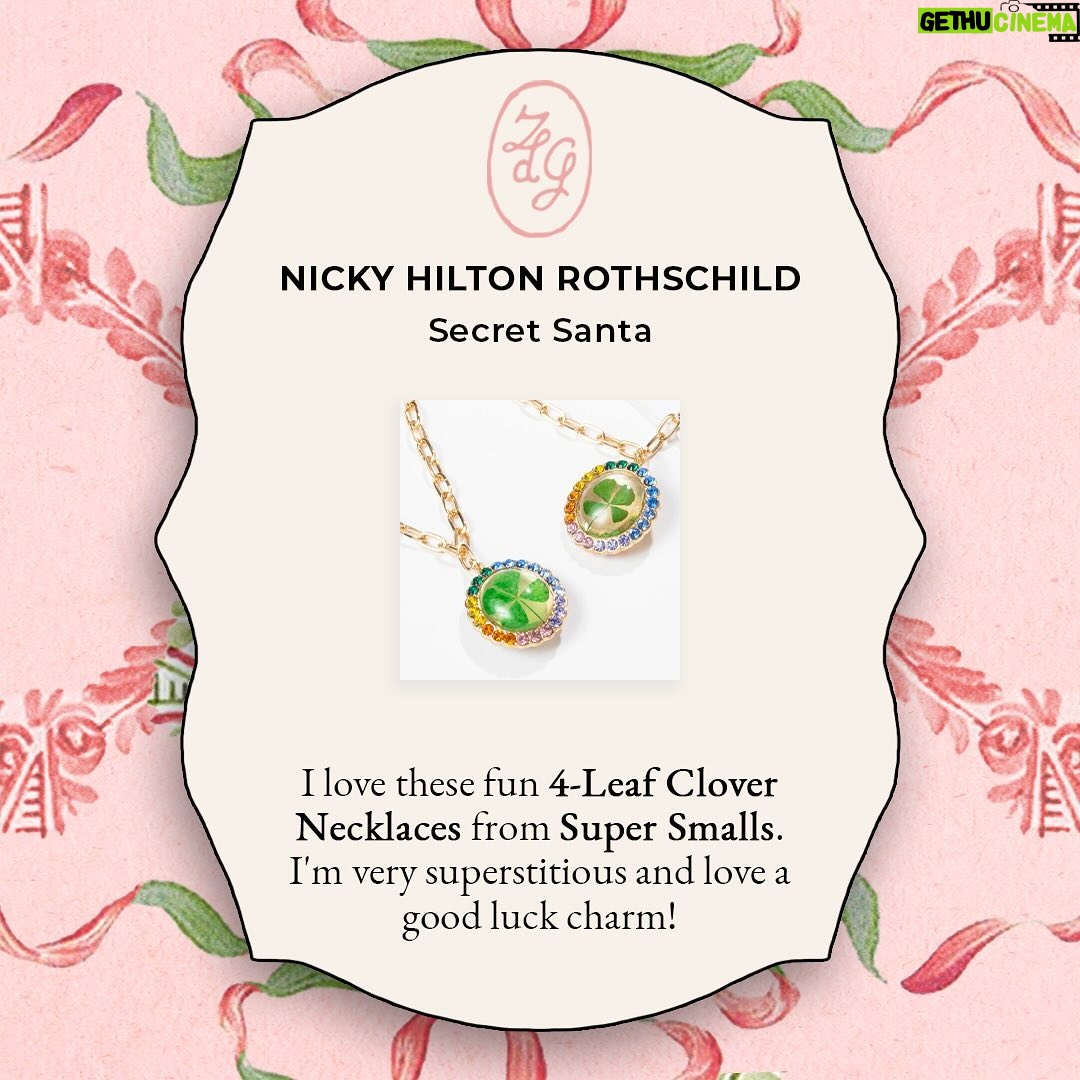 Nicky Hilton Instagram - βTis the season! πππ Iβm sharing some of my holiday favorites with my dear friend @zoedegivenchy of @zdgofficial. Have you started your holiday shopping yet?