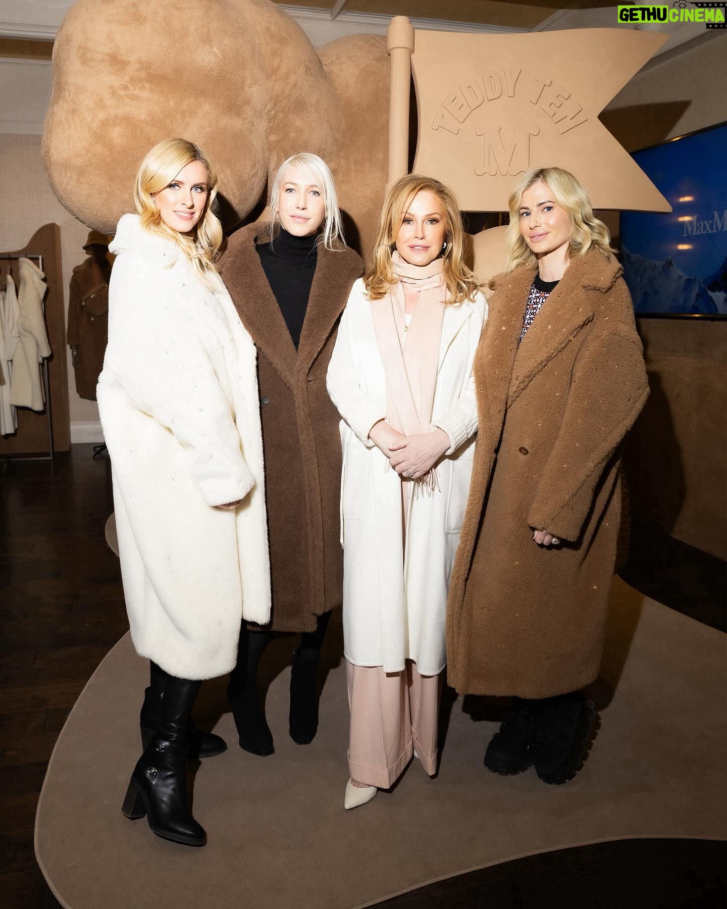 Nicky Hilton Instagram - Teddy galore! 🧸🤎 So happy to be back in Aspen with my @Maxmara family! So much fun celebrating their holiday pop up at The Jerome Hotel! Open now thru January 6th. #Maxmara #MaxMaraTeddyTen