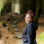 Nicole Alexander Instagram – 🖤 🥹 This was absolutely my favorite place in #Ireland. You all know I love the #Woods. I mean this was so #magical to me! Was like a #Fairytale ☘️