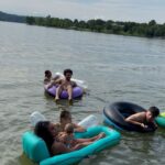 Nicole Alexander Instagram - Lately 🥰 #Lakelife #Family #AuntieNikki #Sisters