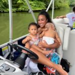 Nicole Alexander Instagram - Lately 🥰 #Lakelife #Family #AuntieNikki #Sisters