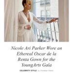 Nicole Ari Parker Instagram - Such a gorgeous night. Thank you @saraharison @gillianhearst & #SandraTamer for such an inspiring evening and for all the work you & @youngarts do for so many. I was honored to be a part of celebrating your 40 years of nurturing, supporting and mentoring young artists. 🤍 @vogue Merci pour Le Drip 💎💋 @boucheron @oscardelarenta @takishahair @makeupvincent