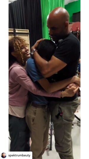 Nicole Ari Parker Instagram - Nik❤️❤️❤️❤️❤️❤️🙏🏽

REPOST👉🏽• @spektrumbeuty

 "Life's most persistent and urgent question is, 'What are you doing for others?'" - MLK Jr 
.
I need to share what Boris did for me. I know the connection between Nicole and I gets talked about a lot. It looked so good in the movie because it is that good or even better, in real life. But Boris and I had a connection too. A really important one. 
.
Right away, Boris was really kind and funny. He just seemed like the coolest guy to me and I really wanted to impress him. I knew I was a good actor but I really didn't want to let him down. Boris never said anything negative to me, ever. Even a couple times when I knew I was a little confused, he said "you got this, Nik" and he'd help me work through it the best he could. Every time my day was done, he said "good job, Nik!" Even when things got really crazy with thunderstorms and power outages and an active shooter in the neighborhood, he was still calm and patient with me. And he gave great hugs! I am used to this from my mom and a few other great women in my life but this was the first time I experienced it from a man or father figure. In this video, I had just shot my last scene on our last night of filming. I was happy but also sad because I knew it was about to be time to go home. And I knew this would likely be my last "Boris hug" and I didn't want to let go. Boris said to me, 
.
"I'm so proud of you. You did so good. I'm so proud of you. I love you. You're awesome."
.
Thank you, Boris. Thank you for the encouragement. Thank you for the hugs. (I'm glad it wasn't really my last one) Thank you for believing in me and giving me confidence and courage to be me every day, on and off set. Your kids are really lucky and Dr. King would be proud. 🤗🤗🤗
.
-Nik 
.
#SafeRoom #BorisKodjoe #BestDirector #GreatMan #Lifetime #MLK