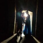 Nicole Ari Parker Instagram - Today my heart pounded as I stood in front of one of the two small windows...the only shaft of light..the only brief gust of wind inside the small female dungeon at #CapeCoastCastle. The spot that hundreds of shackled women surrounded by their dying sisters and children were forced in desperation to fight for... beg for..die for. A brief moment in the sun. A long visit to #CapeCoastCastle and #ElminaCastle was what I needed Sophie and Nicolas to experience. To see. To listen. To understand. They are two of the last remaining sites along the GoldCoast that bear witness to over 300 years of the brutality and horrors of the slave trade. We saw the powerful Nkyinkyim installation by artist Kwame Akoto-Bamfo depicting in terracotta the faces of people enslaved here. We walked thru the Door of No Return, following the path our ancestors took as they boarded ships. Then our guide #MrBlankson turned us around and we went back thru the same door...symbolizing our return. When we arrived at #ElminaCastle and Sophie saw the tiny door she had only read about..We stood in silence and then we prayed. 🇬🇭 Namanom yɛ hyɛ him ɛnyimnyam, yɛ da hom ase dɛ homdze bin aba fie.🇬🇭 Ancestors we honor you. We thank you for bringing us home.