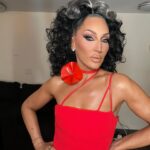 Nicole Faulkner Instagram – @michellevisage looked incredible last night for NYC @rupaulsdragrace Season 16 Premiere hosted by @viivhealthcare ❤️🌹💋
Makeup by me
Hair @hisvintagetouch 
Wardrobe @artconn2