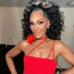 Nicole Faulkner Instagram – @michellevisage looked incredible last night for NYC @rupaulsdragrace Season 16 Premiere hosted by @viivhealthcare ❤️🌹💋
Makeup by me
Hair @hisvintagetouch 
Wardrobe @artconn2