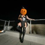 Nicole Faulkner Instagram – Ghouls just wanna have fun 🎃 @fashionnovacurve costume and boots!
