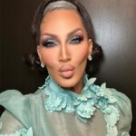 Nicole Faulkner Instagram - Drag race glam on @michellevisage by me 💘 Hair by @hisvintagetouch Styling by @artconn2 #michellevisage #rupaulsdragrace