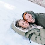Nicole Franzel Instagram - sometimes you just gotta wrestle it out in the snow ❄️🤭