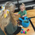 Nicole Franzel Instagram - Should we cut Arrows hair finally 🥲?! I’m thinking it’s time but also so scared to commit. Arrow had an Easter egg hunt today!! He had a lot of fun and can’t wait to do it again ☺️.