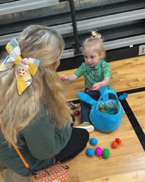Nicole Franzel Instagram - Should we cut Arrows hair finally 🥲?! I’m thinking it’s time but also so scared to commit. Arrow had an Easter egg hunt today!! He had a lot of fun and can’t wait to do it again ☺️.