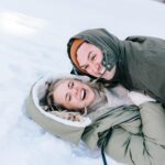 Nicole Franzel Instagram - sometimes you just gotta wrestle it out in the snow ❄️🤭