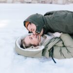 Nicole Franzel Instagram - sometimes you just gotta wrestle it out in the snow ❄️🤭