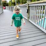 Nicole Franzel Instagram – every angle of our little lucky charm 🌈🍦🍀 

ps whole fit from @frannyandthefox
