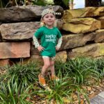 Nicole Franzel Instagram – every angle of our little lucky charm 🌈🍦🍀 

ps whole fit from @frannyandthefox