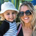 Nicole Franzel Instagram – Cabana day 🌞🏖️ aka chasing Arrow anywhere and everywhere until he tires (swipe to see the last pic 😂) I thought maybe I’d get a frozen mock tail and read my book when he napped but a nap was more beneficial for me as well 😜