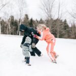 Nicole Franzel Instagram - 🩴 sandals one day, snow fights the next ❄️🤪. What’s the temperature at where you live?!