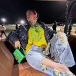 Nicole Lynn Williams Instagram - Neon Adventures 🎡💚🐢 #coachella #coachella2024 #neoncarnival #neon #outfit #stylefashion