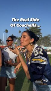 Nicole Lynn Williams Instagram - Things you don’t see 🤪 (part 1) #coachella #coachella2024 #festival