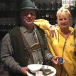 Nicollette Sheridan Instagram – Hanging with one of the greatest skiers in the world and my good friend….at a Lederhosen party of course!
@franzweber222