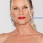 Nicollette Sheridan Instagram - My darling @k9_buda, Thank you for your courage and bravery and of course your love and dedication to your daddy and your country…I loved snuggling with you on the carpet before presenting your well deserved 2023 Military Hero Dog Award. I hope to relax and play ball with you one day…until then, be safe and know you are appreciated and loved! ❤️ @americanhumane @herodogawards @thebreakers