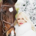 Nicollette Sheridan Instagram - Winter is upon us once again! Stay tuned for my Hidden Hills Magazine cover and story with my beautiful furry family... #winter #christmas #paradise #love