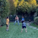 Nicollette Sheridan Instagram - My rug rats and football…way more fun! 😳🏈❤️ #superbowl #2022 #losangeles #halftimeshow