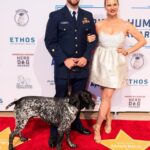 Nicollette Sheridan Instagram – My darling @k9_buda, Thank you for your courage and bravery and of course your love and dedication to your daddy and your country…I loved snuggling with you on the carpet before presenting your well deserved 2023 Military Hero Dog Award. I hope to relax and play ball with you one day…until then, be safe and know you are appreciated and loved! ❤️ @americanhumane @herodogawards @thebreakers