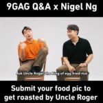Nigel Ng Instagram - Nigel Ng (@mrnigelng), aka Uncle Roger, is doing a 9GAG Q&A session on May 26th! Ask him anything in the comments and he’ll answer your questions soon! Want Uncle Roger to roast your cooking skills as well? Send us a picture of the food you cook via the link in our bio and he’ll review it👨🏻‍🍳 You’ll also get a chance to win a ticket to Nigel Ng’s first online comedy special! 🎙️ For more details, check the link in our bio↖️ - #nigelng #uncleroger #eggfriedrice #chef #cookingskills #comedy #asian #humor #9gagQnA #9gag