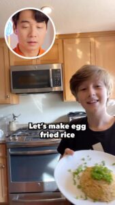 Nigel Ng Instagram - Youngest uncle ever? @cooking_with_kian #kid #friedrice