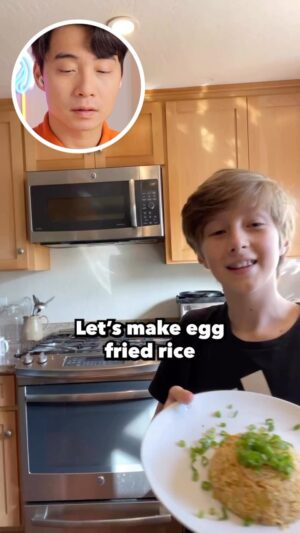 Nigel Ng Instagram - Youngest uncle ever? @cooking_with_kian #kid #friedrice