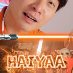 Nigel Ng Instagram - Uncle Roger Lightsaber. May the force be with wirgin @kyber_by_chris #starwars #lightsaber