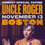 Nigel Ng Instagram - 📣 TAPING MY FIRST STANDUP SPECIAL in Boston, November 13! Well, it's actually two specials - one as Uncle Roger, and one as myself. We have about 100 tickets left out of the 1600 on sale so get them now before they sell out, link in bio! And wear your orange polo! It's gonna look so cool on camera to see an army of orange. And I might even try to roast you if you're near the front row... Let's create something special together 🧡 📸 @qbertplaya 🧑‍🎨 @comedyphotoshop #haiyaatour