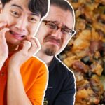 Nigel Ng Instagram - British mexiCANT 🌮 full weejio with @joshuaweissman on YT #gbbo #tacos #rip
