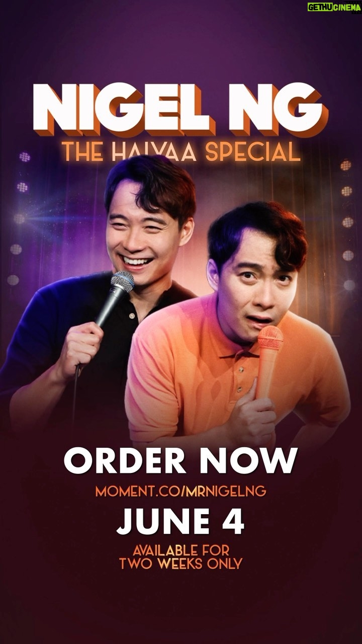 Nigel Ng - 121.6K Likes - 📣 Excited to announce THE HAIYAA SPECIAL dropping on June 4! Order now to watch from home, link in bio.
With the HAIYAA tour, Uncle Roger and I performed to over 100,000 nieces and nephews. If you missed it or want to experience it again - this is your only chance!
I was determined to make this happen and paid for filming out of my own pocket. Just like all my content - I wrote, produced, and helped edit the whole thing. So if you like my weejios, I’m sure you’ll love this.
⏰ Only available online for 2 weeks. Watch it from home when it launches on June 4, for as many times as you like. After June 18, it’ll be gone forever. Pre-Order #HAIYAASpecial NOW!
@momentworld