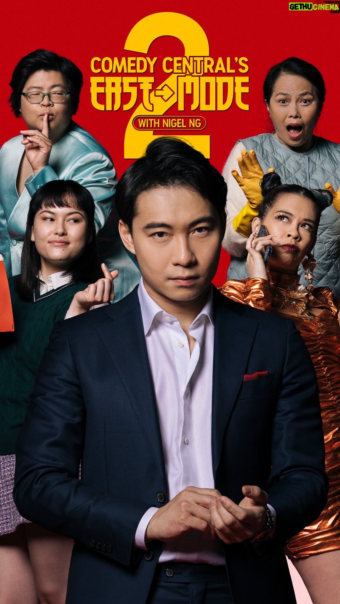 Nigel Ng Instagram - π½οΈ Get ready for seconds... because #EastMode is BACK! Brand new season starts Wed 5th July on @comedycentraluk π Catch up with the first season, link in bio #nigelng #uncleroger #comedycentraluk