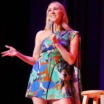 Nikki Glaser Instagram - Thanks for the fun shows, Florida! I recycled an @fboyisland dress for you and then I showed up to the show and you all had stylish black blazers and bootcut jeans. I got had! This weekend: Atlanta and Kansas City! 🫶🏼🏈 📸 @mattpondpa