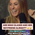 Nikki Glaser Instagram - Total blast having the absolute star of the @tombrady Roast on @richeisenshow today but we had to know…is everything cool between @nikkiglaser and her boyfriend after her walkoff joke that night?