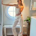 Nikki Roumel Instagram – Staying in or going out?  Outfit from @iamgia 🤍