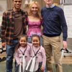 Nikki Roumel Instagram - Our little flashback family 💛🍑 Tiana and Tiara my talented beautiful friends who have taught me so much happiness. Ben from meeting you in the chemistry read to spending so much time on set with you filled with laughs after intense scenes and games with the kiddos. Leo when you said you loved us it made our hearts melt, making you laugh, playing games and wearing the bracelet you made me. Camilla we bonded immediately you were so good with Leo and our cuddles between takes in the mayor office. Sarah in season one, my first little sister and when I asked you for acting advice because you immediately blew us all away. Rodrigo I felt so close to you immediately (our characters were engaged after all) and you never failed to make us all laugh so fun to play off of you. Tommie having our deep conversations sharing your wisdom, light and true badass vibes. Kyle an immediate crush on you obviously to you becoming one of my closest friends I’m coming to visit soon! Not pictured George (Marty) hearing about your adventures and life journeys so far makes me excited for life ahead! Kerri-Ann, Lauren and Ilan shooting in the cozy shop together laughing and eating crafty makes me excited for our reunion (soon please). Yath why don’t we have any pics together? Shooting in the cold and eating those sandwiches over and over, FaceTimes with Mel soon! I adore each and everyone one of you to those of screen and to our beautiful hard working, dedicated, non stop friends behind the scenes! 💛🍑