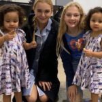 Nikki Roumel Instagram - Our little flashback family 💛🍑 Tiana and Tiara my talented beautiful friends who have taught me so much happiness. Ben from meeting you in the chemistry read to spending so much time on set with you filled with laughs after intense scenes and games with the kiddos. Leo when you said you loved us it made our hearts melt, making you laugh, playing games and wearing the bracelet you made me. Camilla we bonded immediately you were so good with Leo and our cuddles between takes in the mayor office. Sarah in season one, my first little sister and when I asked you for acting advice because you immediately blew us all away. Rodrigo I felt so close to you immediately (our characters were engaged after all) and you never failed to make us all laugh so fun to play off of you. Tommie having our deep conversations sharing your wisdom, light and true badass vibes. Kyle an immediate crush on you obviously to you becoming one of my closest friends I’m coming to visit soon! Not pictured George (Marty) hearing about your adventures and life journeys so far makes me excited for life ahead! Kerri-Ann, Lauren and Ilan shooting in the cozy shop together laughing and eating crafty makes me excited for our reunion (soon please). Yath why don’t we have any pics together? Shooting in the cold and eating those sandwiches over and over, FaceTimes with Mel soon! I adore each and everyone one of you to those of screen and to our beautiful hard working, dedicated, non stop friends behind the scenes! 💛🍑