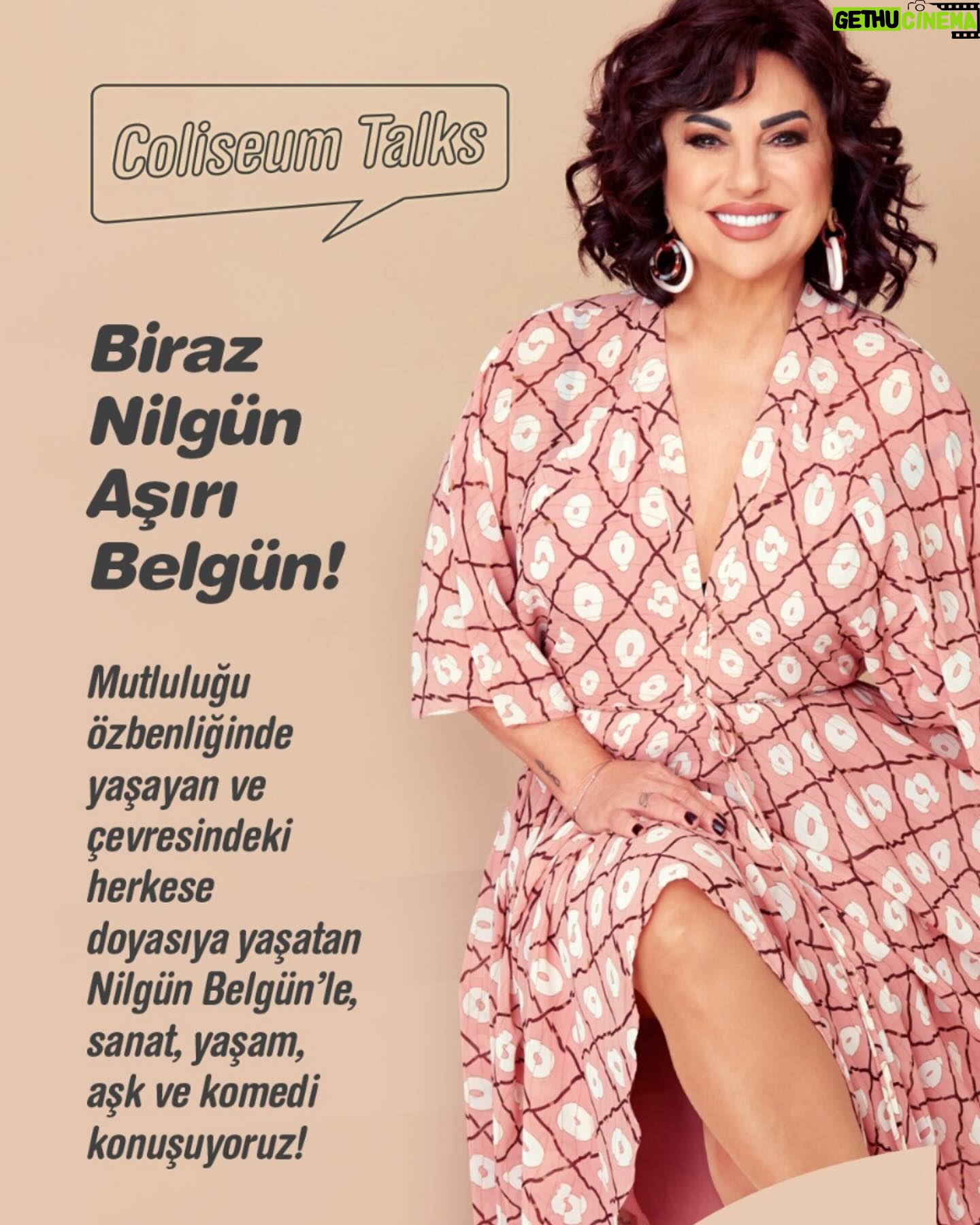 Nilgün Belgün Instagram - Biraz Nilgün Aşırı Belgün🤩 Çok sevdim bu sloganı😍